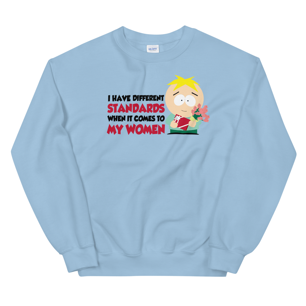 South Park Butters Different Standards Fleece Crewneck Sweatshirt - Paramount Shop