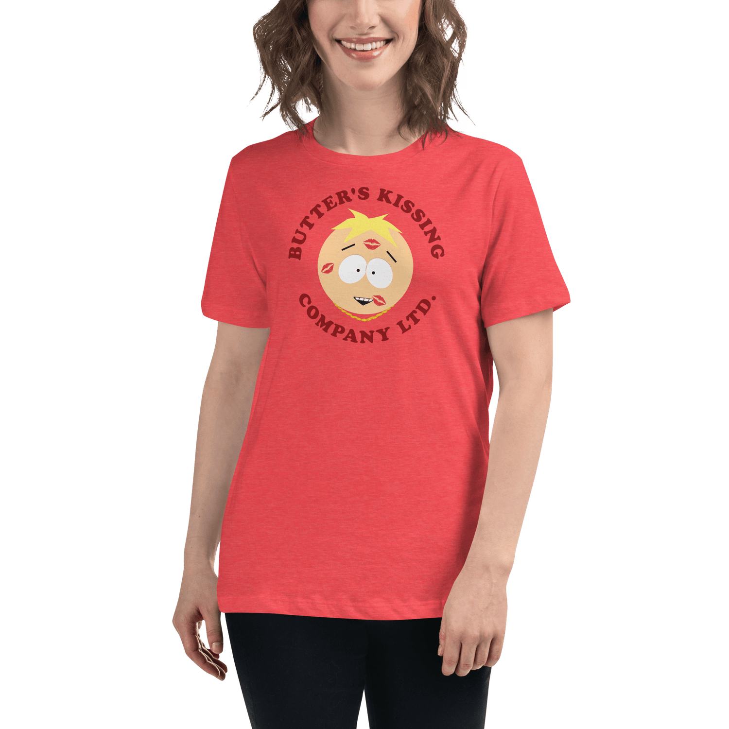 South Park Butter's Kissing Company Womens Short Sleeve T - Shirt - Paramount Shop
