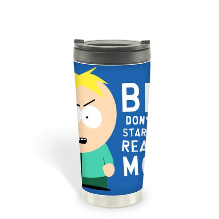 South Park Butters Make Real Money 16 oz Stainless Steel Thermal Travel Mug - Paramount Shop