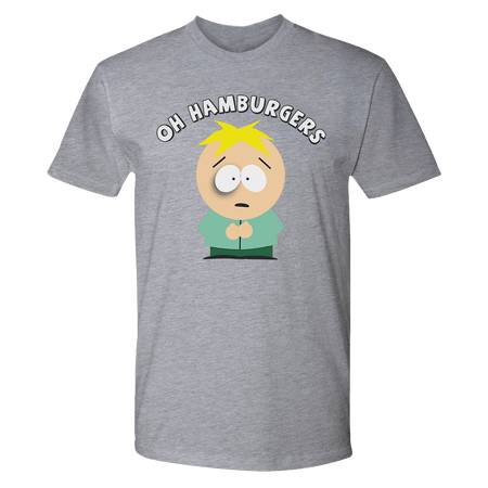 South Park Butters Oh Hamburgers Adult Short Sleeve T - Shirt - Paramount Shop