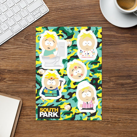 South Park Butters Sticker Sheet - Paramount Shop