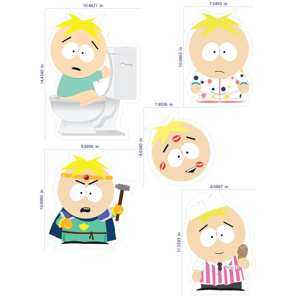 South Park Butters Wall Sticker Sheet - Paramount Shop