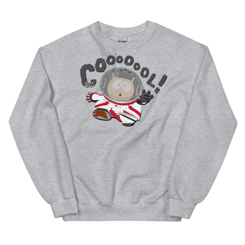 South Park Cartman Astronaut Coool! Fleece Crewneck Sweatshirt - Paramount Shop