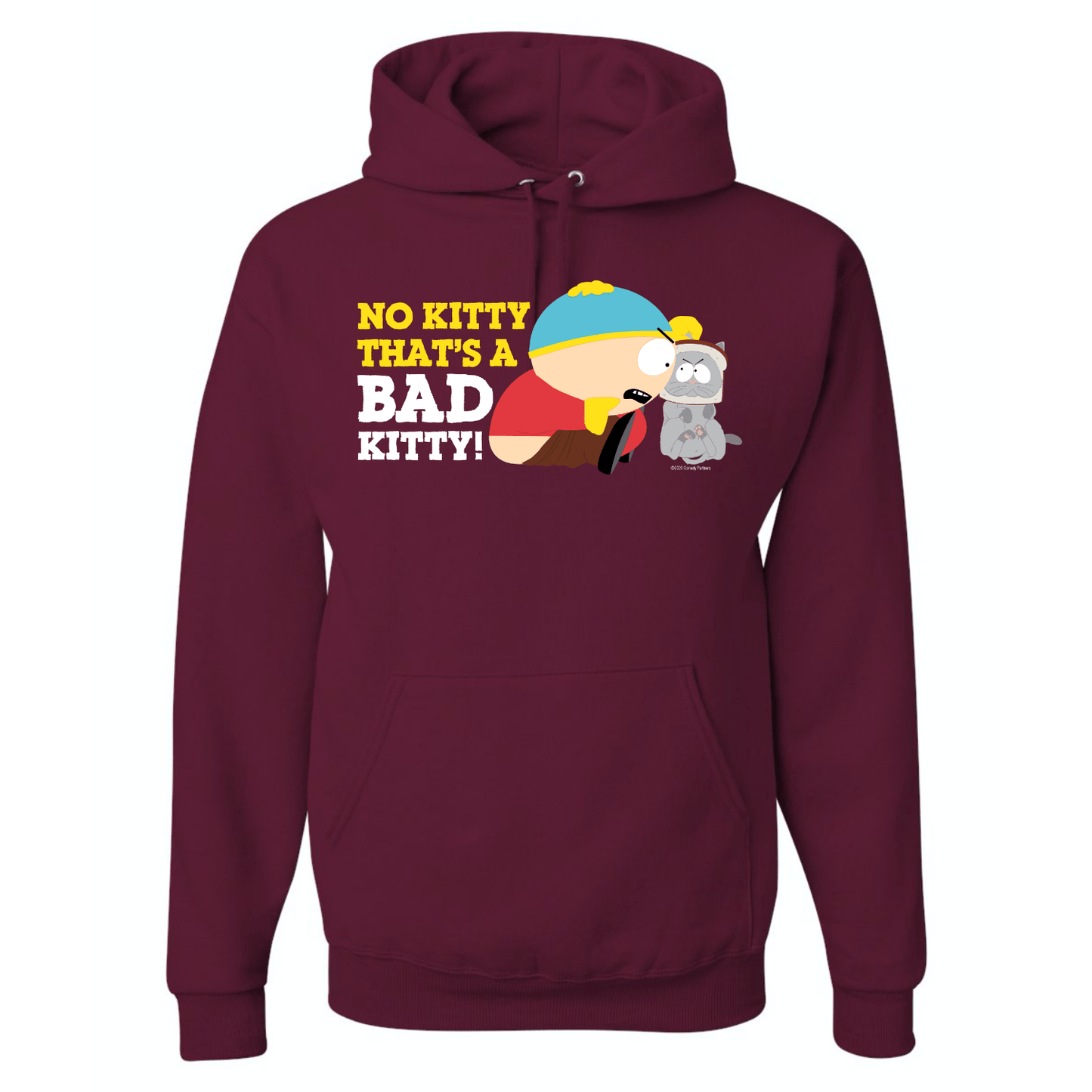 South Park Cartman Bad Kitty Graphic Hooded Sweatshirt - Paramount Shop
