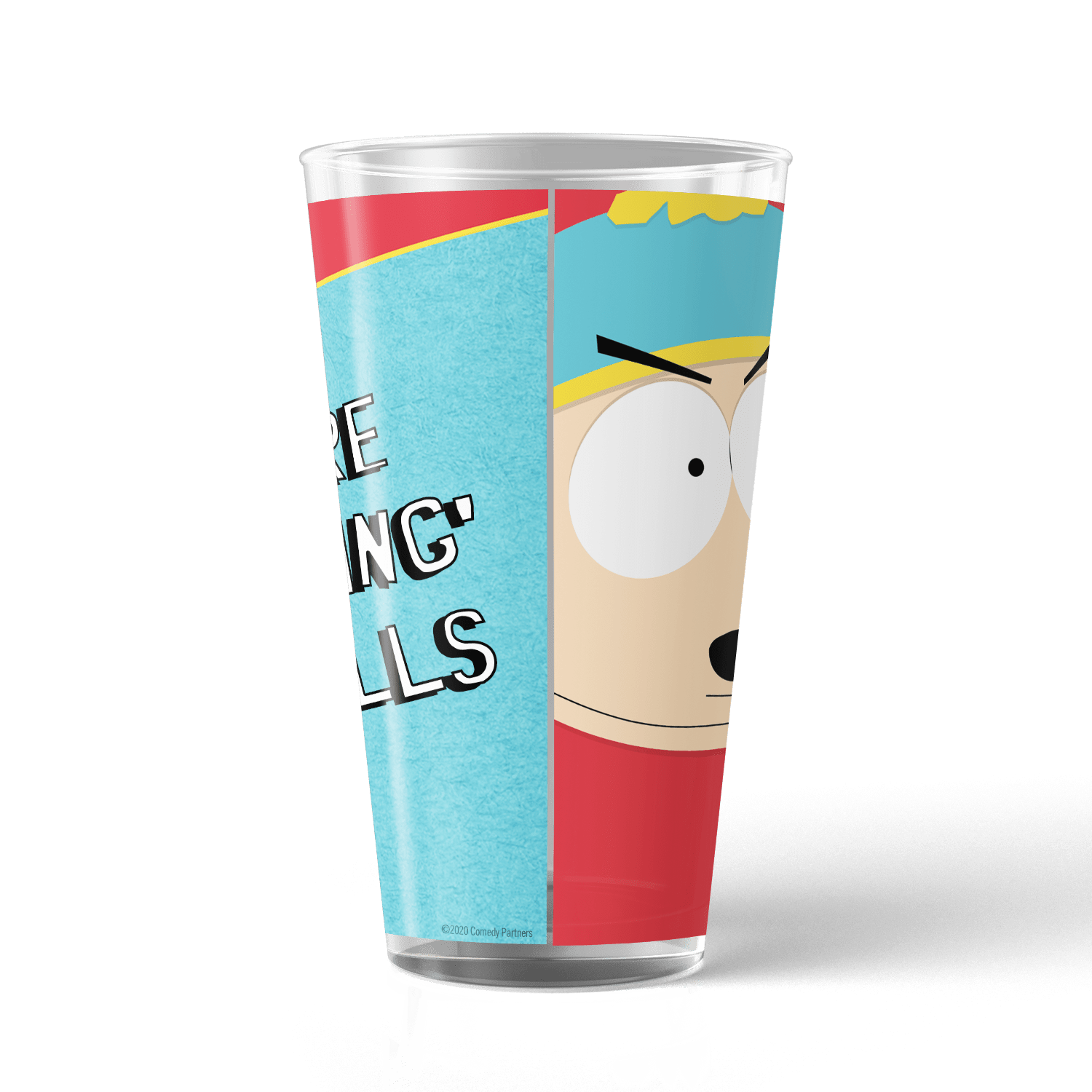 South Park Cartman Breaking My Balls 17 oz Pint Glass - Paramount Shop