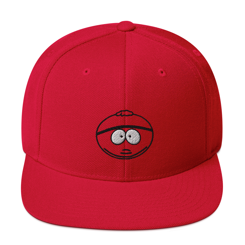 South Park Cartman Embroidered Flat Bill Hat - Paramount Shop