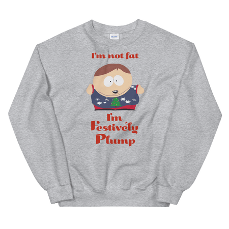 South Park Cartman Festively Plump Fleece Crewneck Sweatshirt - Paramount Shop
