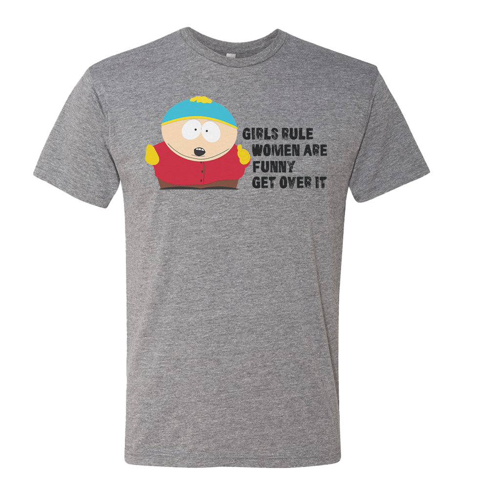 South Park Cartman Girls Rule Tri - Blend Short Sleeve T - Shirt - Paramount Shop
