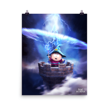 South Park Cartman Grand Wizard Premium Satin Poster - Paramount Shop
