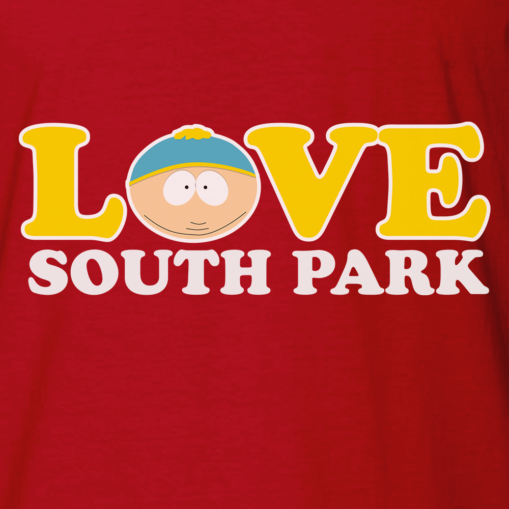South Park Cartman Love South Park Adult Short Sleeve T - Shirt - Paramount Shop