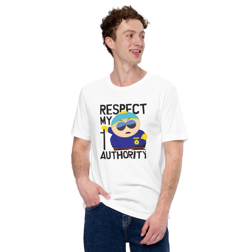 South Park Cartman Respect My Authority Unisex T-Shirt - Paramount Shop