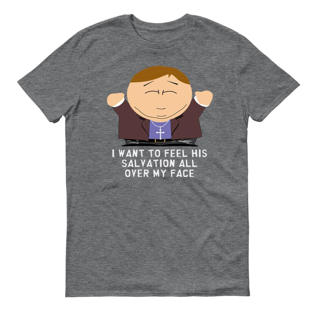 South Park Cartman Salvation All Over My Face Adult Short Sleeve T - Shirt - Paramount Shop