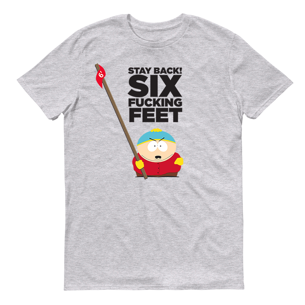 South Park Cartman Six Feet Back Adult Short Sleeve T - Shirt - Paramount Shop