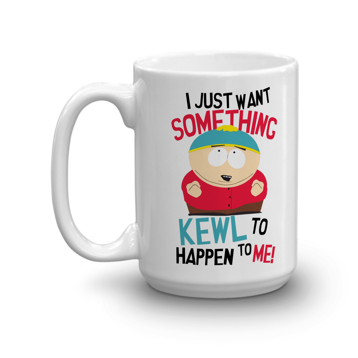 South Park Cartman Something Kewl White Mug - Paramount Shop