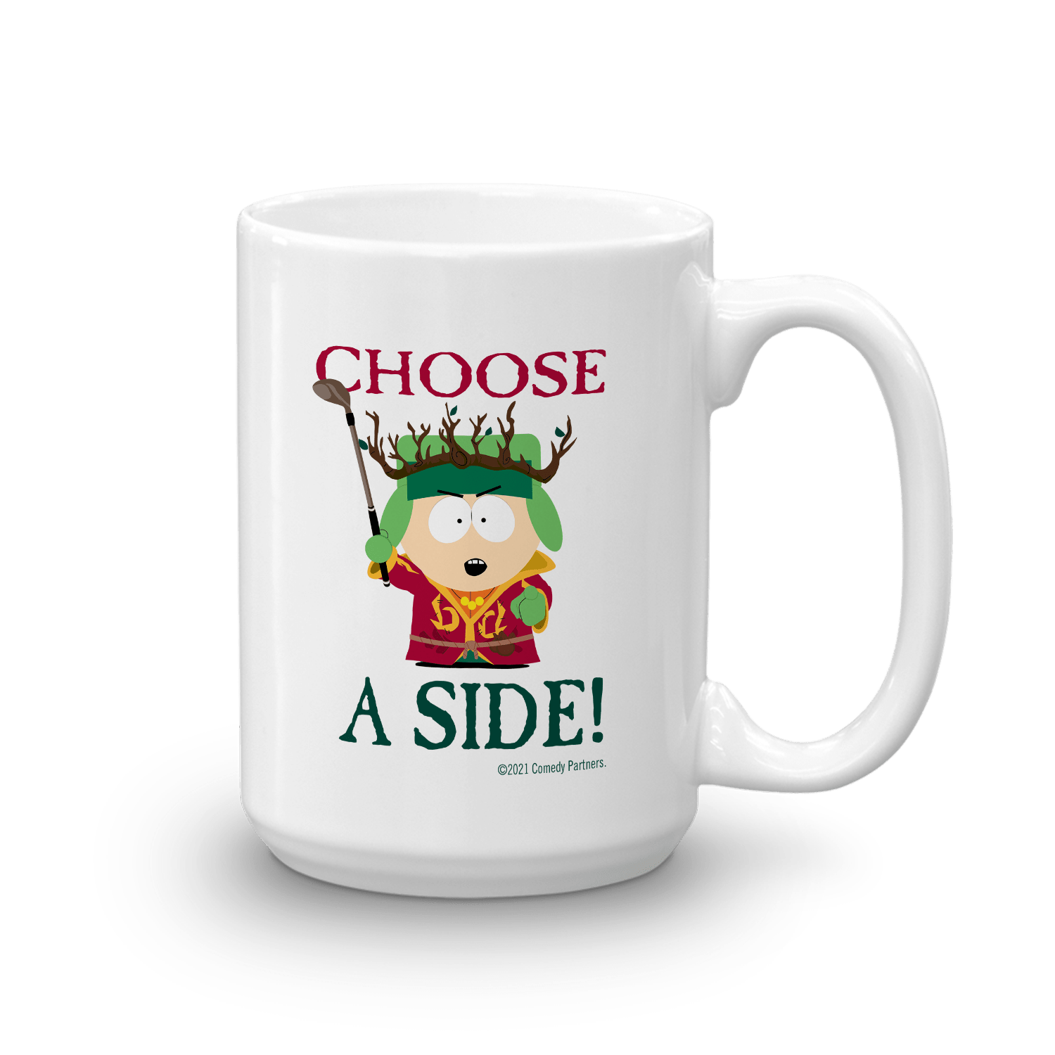 South Park Choose a Side White Mug - Paramount Shop