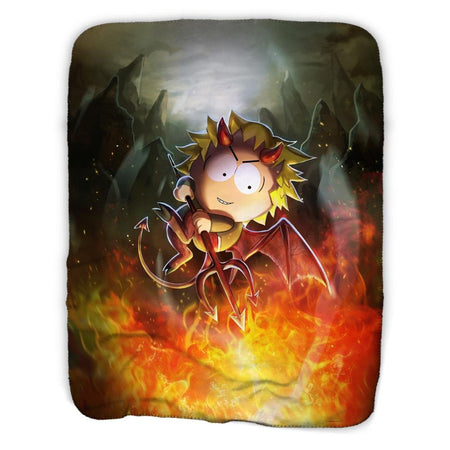 South Park Devil Tweek Sherpa Blanket - Paramount Shop