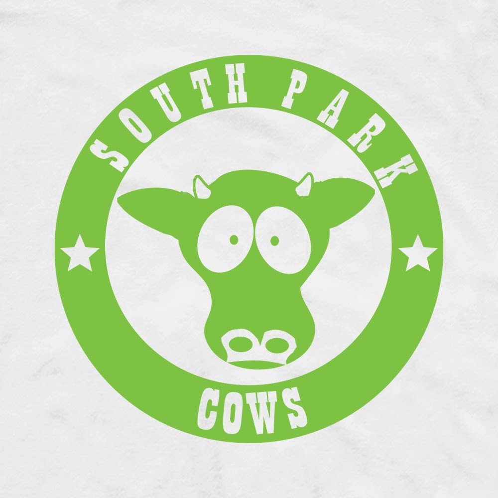 South Park Elementary Cows 3/4 Sleeve Baseball T - Shirt - Paramount Shop