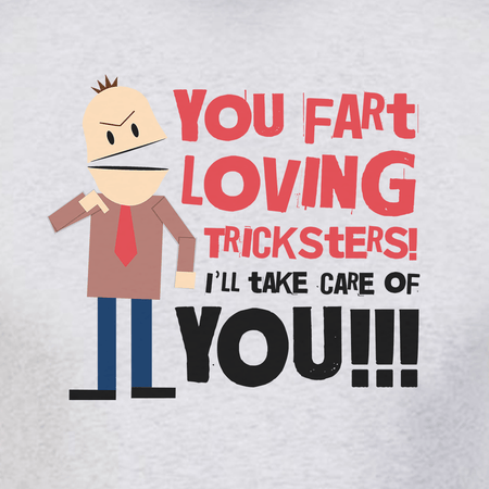 South Park Fart Loving Tricksters Men's Tri - Blend T - Shirt - Paramount Shop