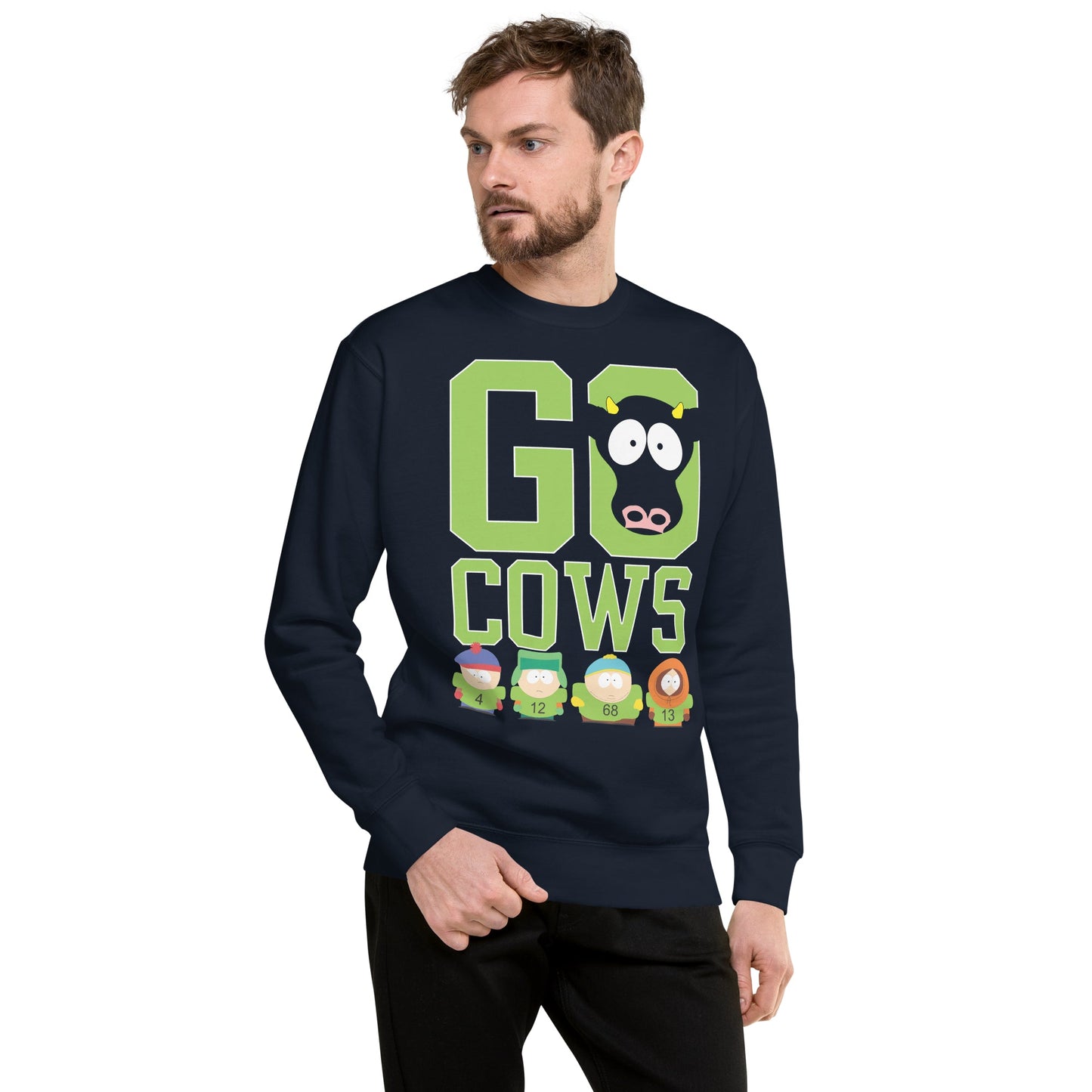 South Park Go Cows Adult Crewneck - Paramount Shop