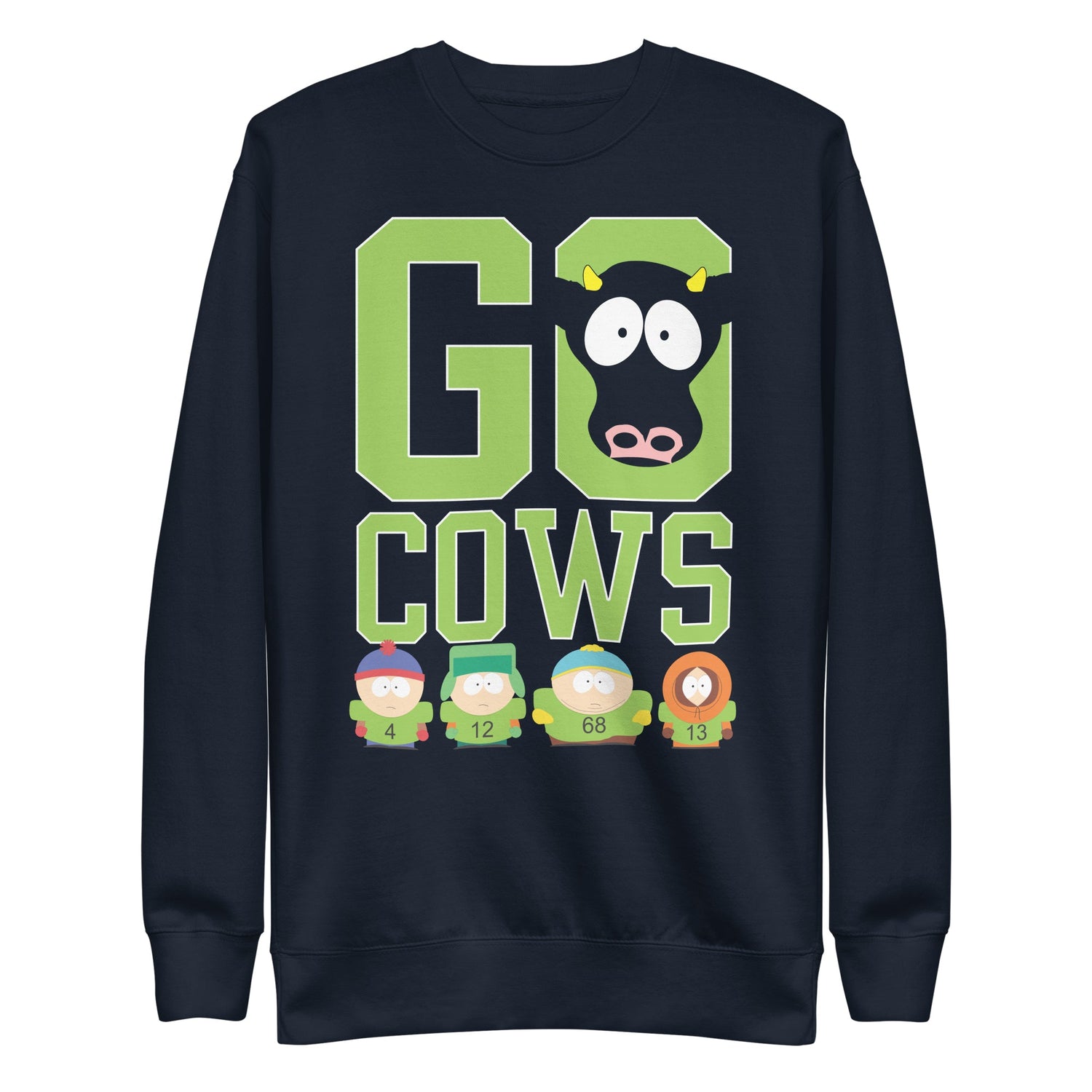 South Park Go Cows Adult Crewneck - Paramount Shop
