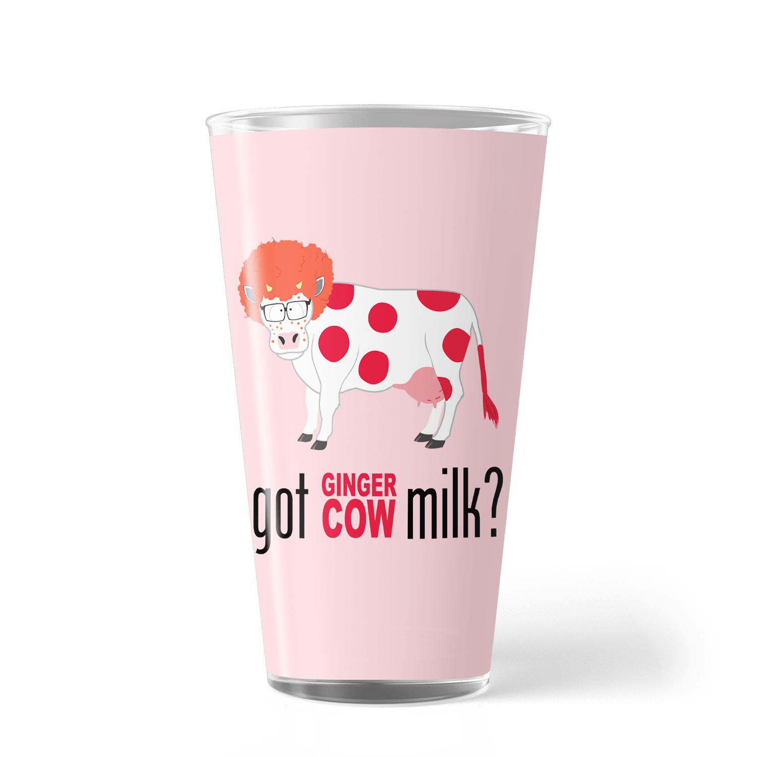 South Park Got Ginger Cow Milk 17 oz Pint Glass - Paramount Shop