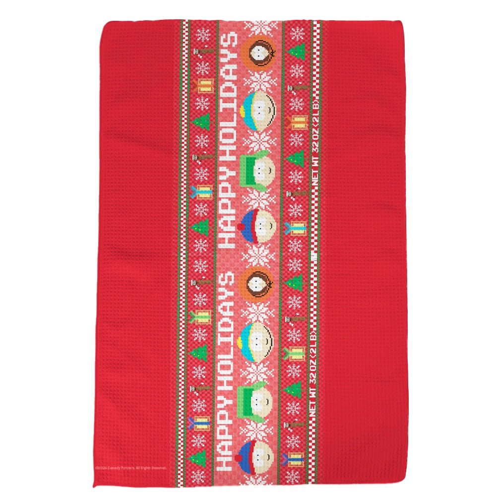 South Park Happy Holidays Kitchen Towel - Paramount Shop