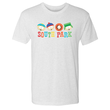 South Park Heads Men's Tri - Blend T - Shirt - Paramount Shop