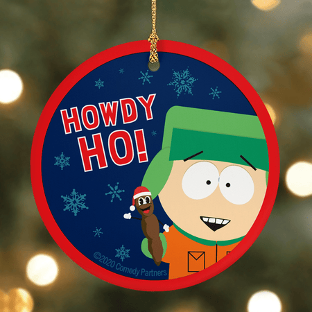 South Park Howdy Ho Round Ceramic Ornament - Paramount Shop