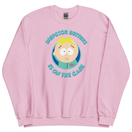 South Park Inspector Butters Is On The Case Fleece Crewneck Sweatshirt - Paramount Shop