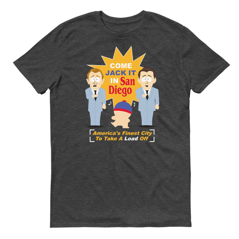 South Park Jack It In San Diego Adult Short Sleeve T - Shirt - Paramount Shop