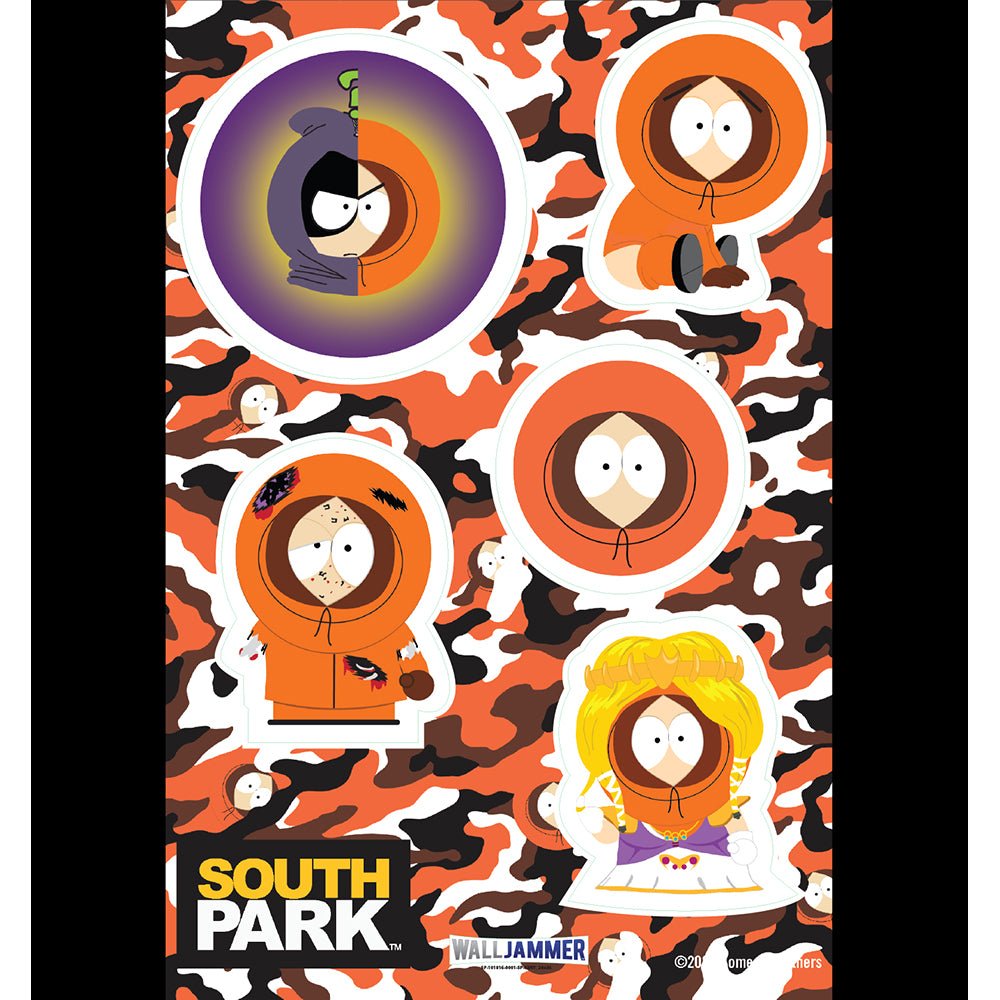 South Park Kenny Wall Sticker Sheet - Paramount Shop