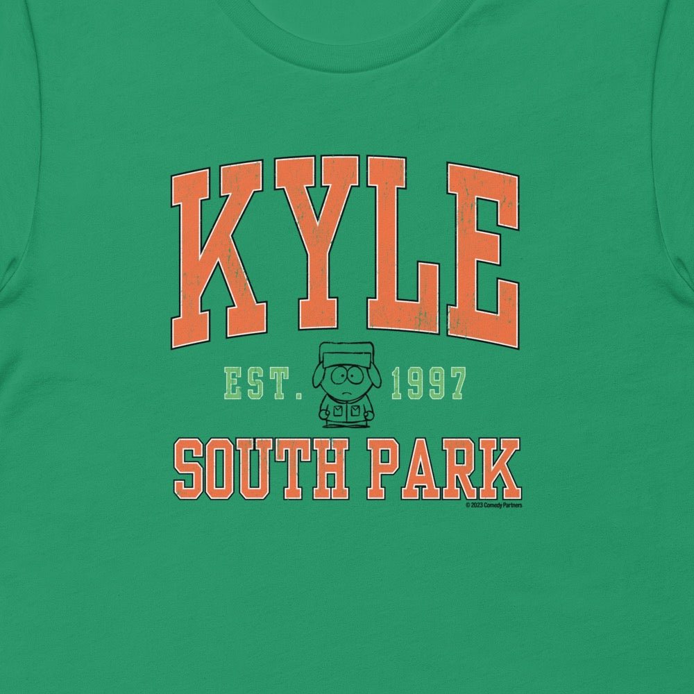 South Park Kyle Collegiate T - Shirt - Paramount Shop