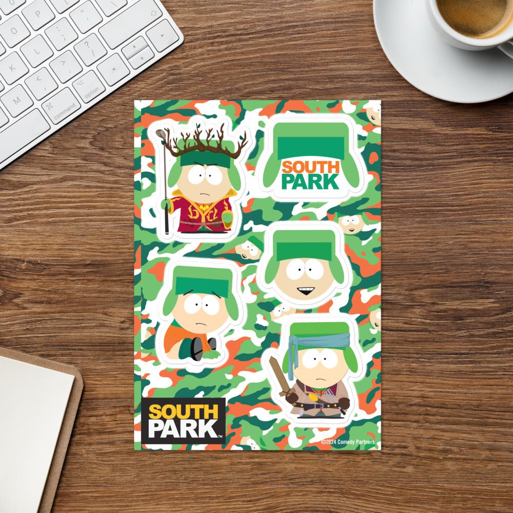 South Park Kyle Sticker Sheet - Paramount Shop