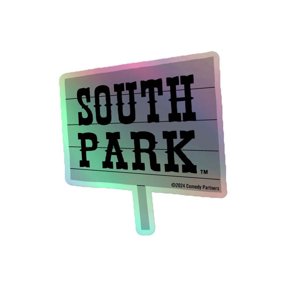 South Park Logo Holo Sticker - Paramount Shop