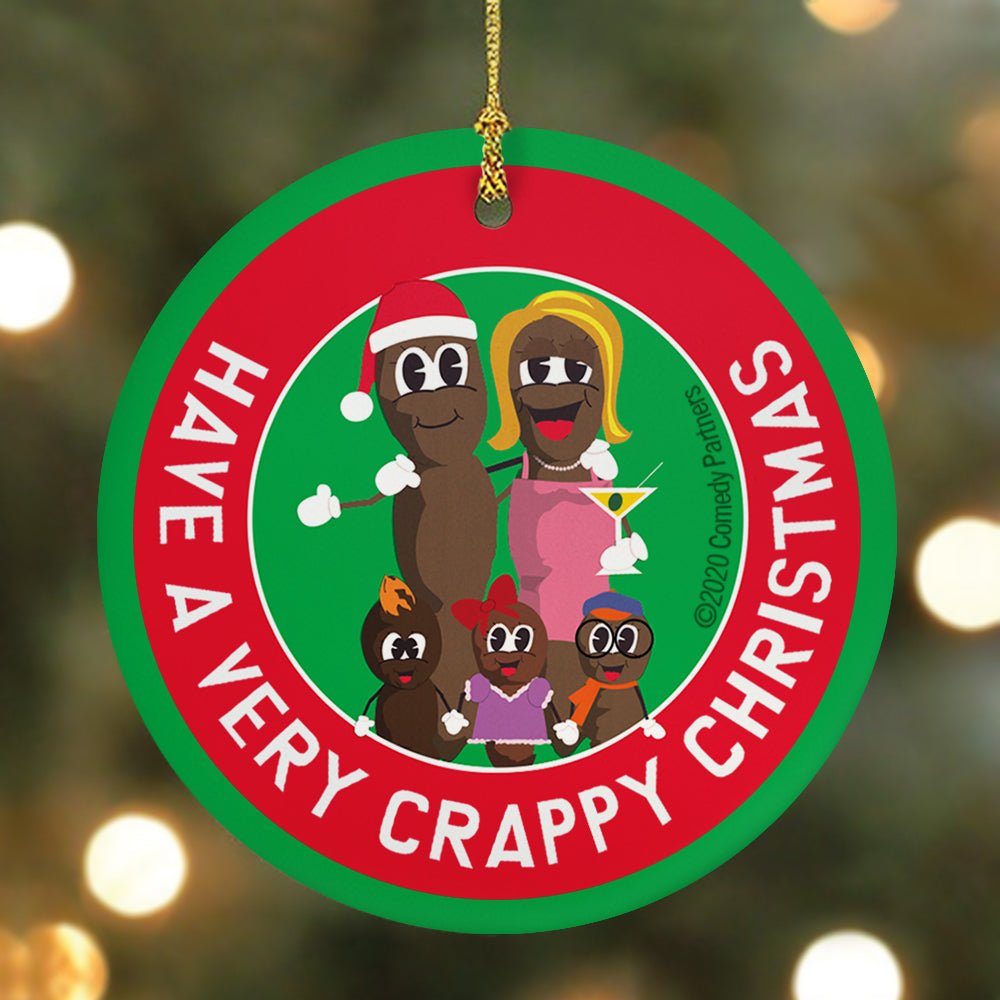 South Park Mr. Hankey Family Round Ceramic Ornament - Paramount Shop