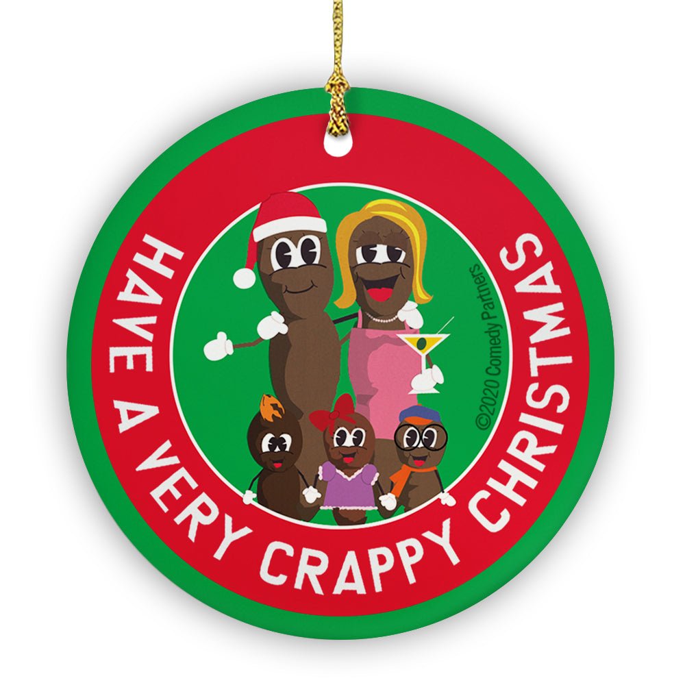 South Park Mr. Hankey Family Round Ceramic Ornament - Paramount Shop