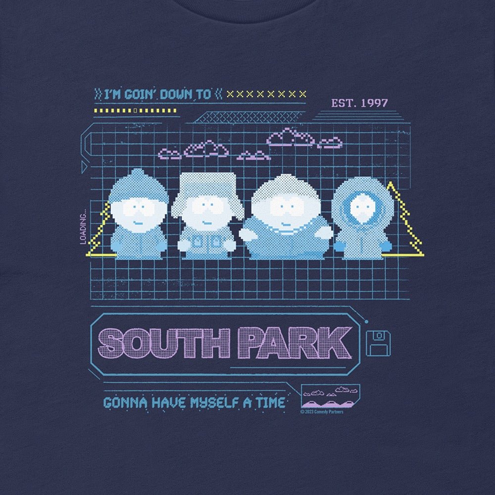 South Park Pixel Art The Boys T - Shirt - Paramount Shop