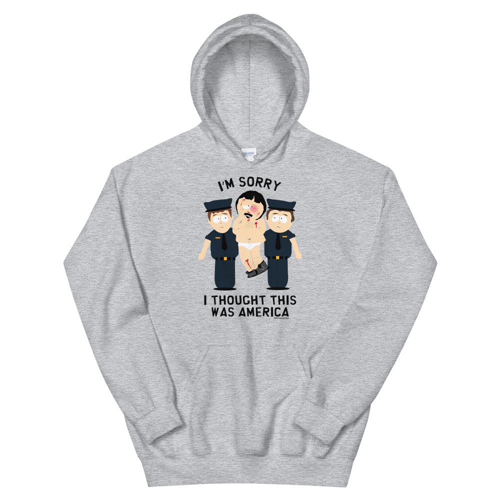 South Park Randy I Thought This Was America Fleece Hooded Sweatshirt - Paramount Shop