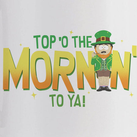 South Park Randy Top'o The Morning To Ya Two Tone Green Mug - Paramount Shop