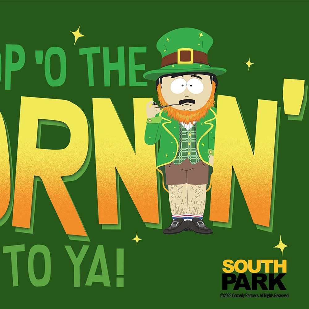 South Park Randy Top'o The Morning To Ya Wrap Pint Glass - Paramount Shop