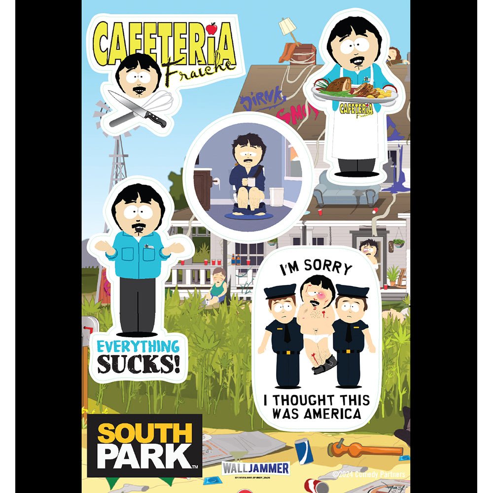 South Park Randy Wall Sticker Sheet - Paramount Shop