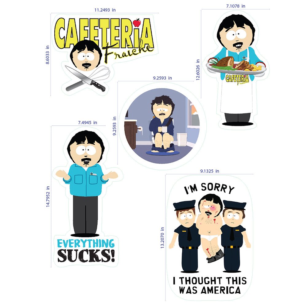 South Park Randy Wall Sticker Sheet - Paramount Shop