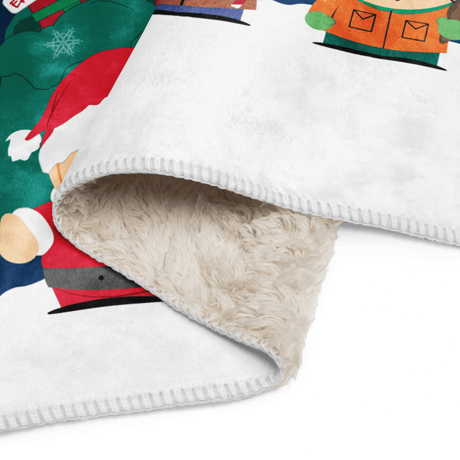 South Park Season Greetings Sherpa Blanket - Paramount Shop