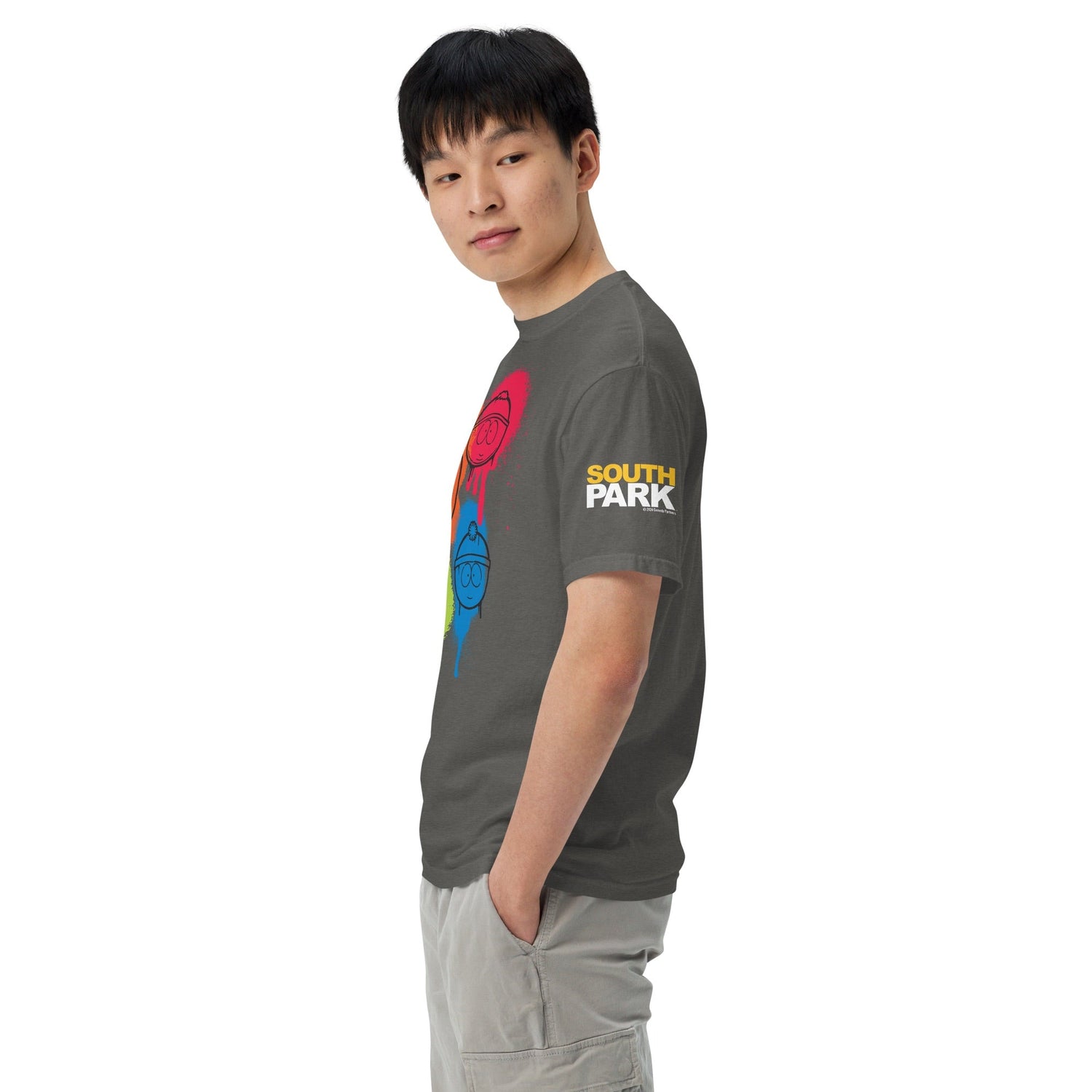 South Park Spray Paint Comfort Colors T - Shirt - Paramount Shop