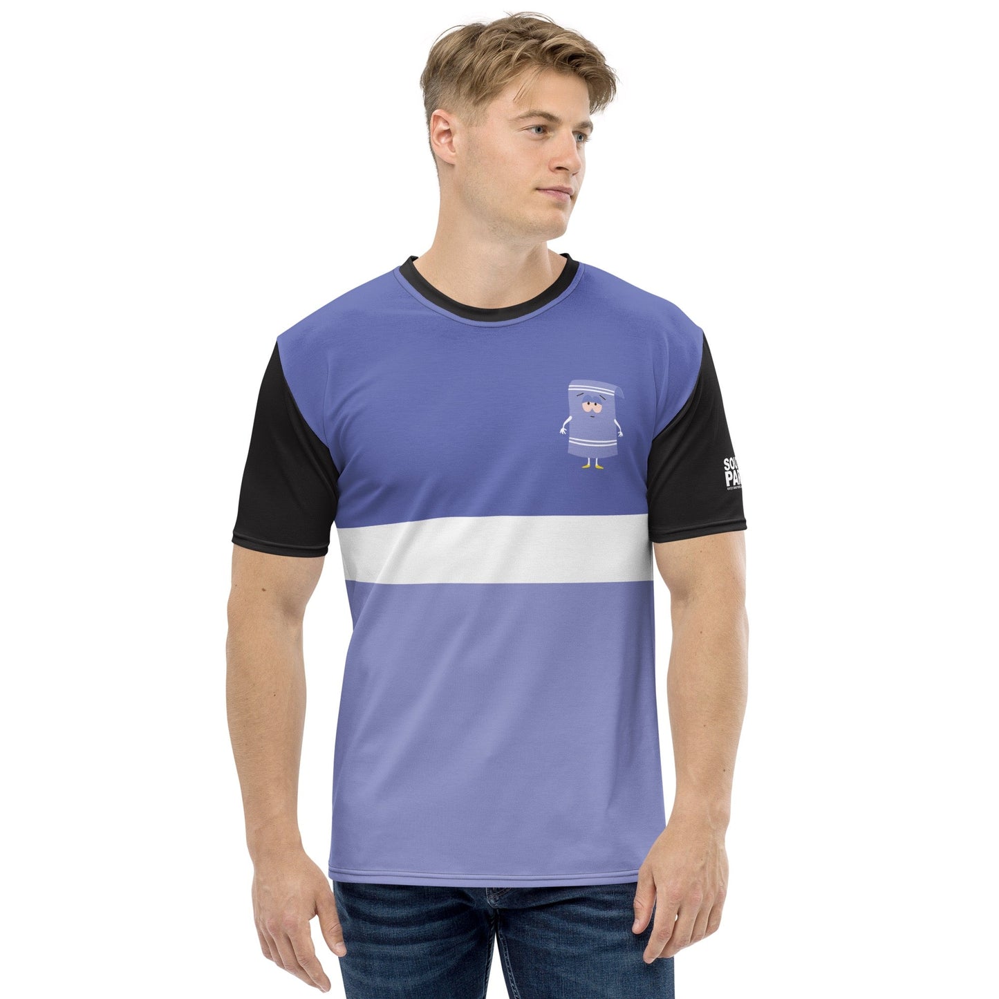 South Park Towelie Color Block Unisex Short Sleeve T - Shirt - Paramount Shop