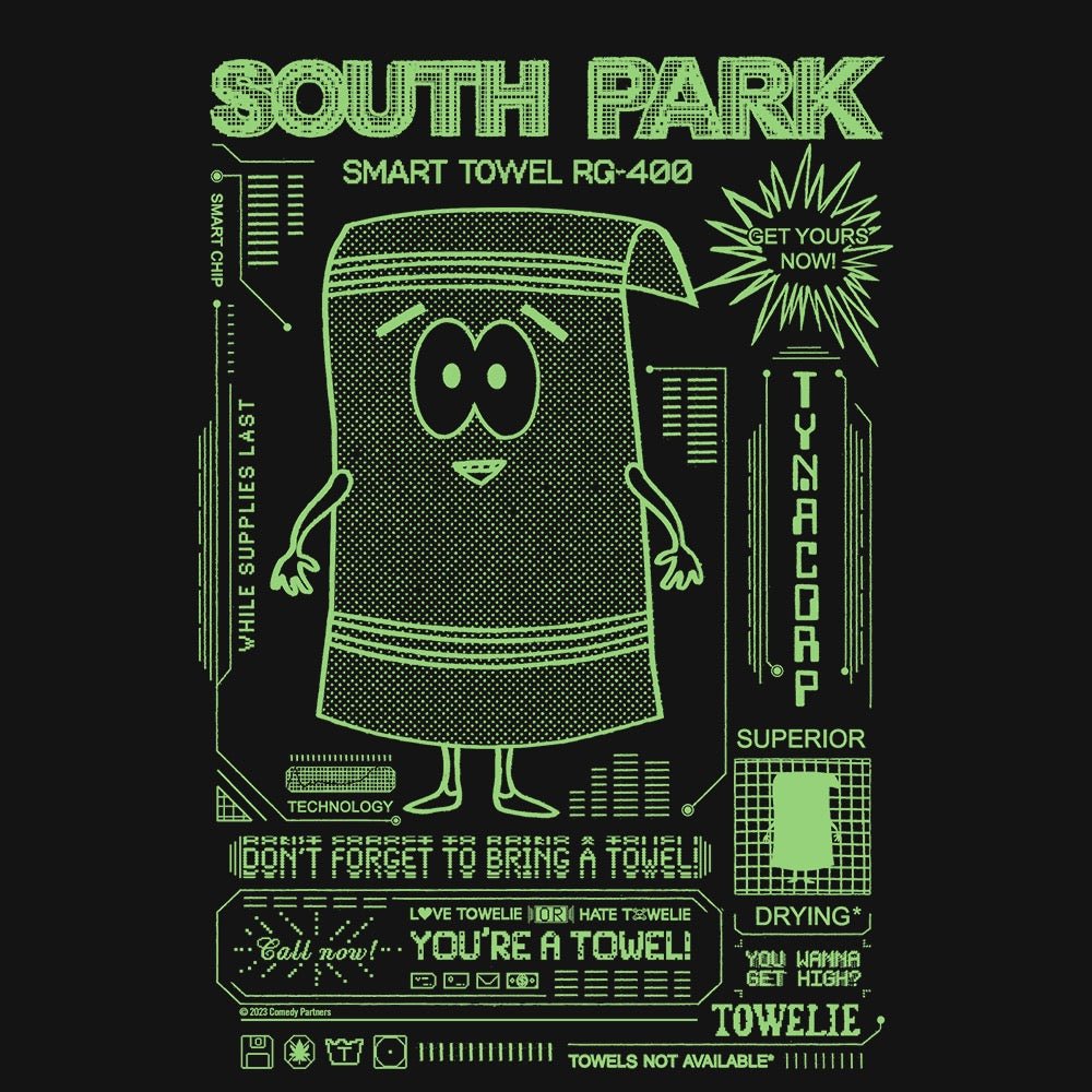 South Park Towelie Pixel Art Hoodie - Paramount Shop