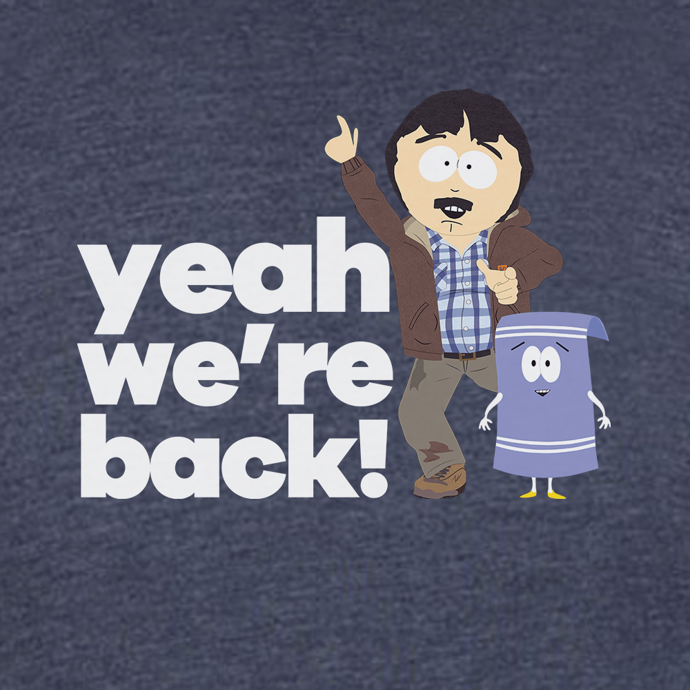 South Park Towelie & Randy We're Back Men's Tri - Blend T - Shirt - Paramount Shop