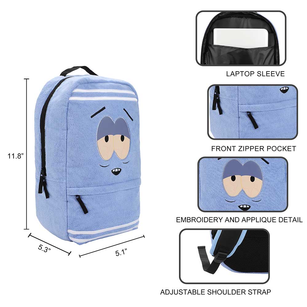 South Park Towelie Terry Cloth Backpack - Paramount Shop