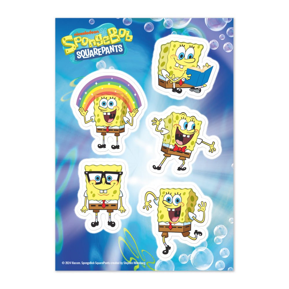 SpongBob SquarePants Sticker Sheet - Paramount Shop