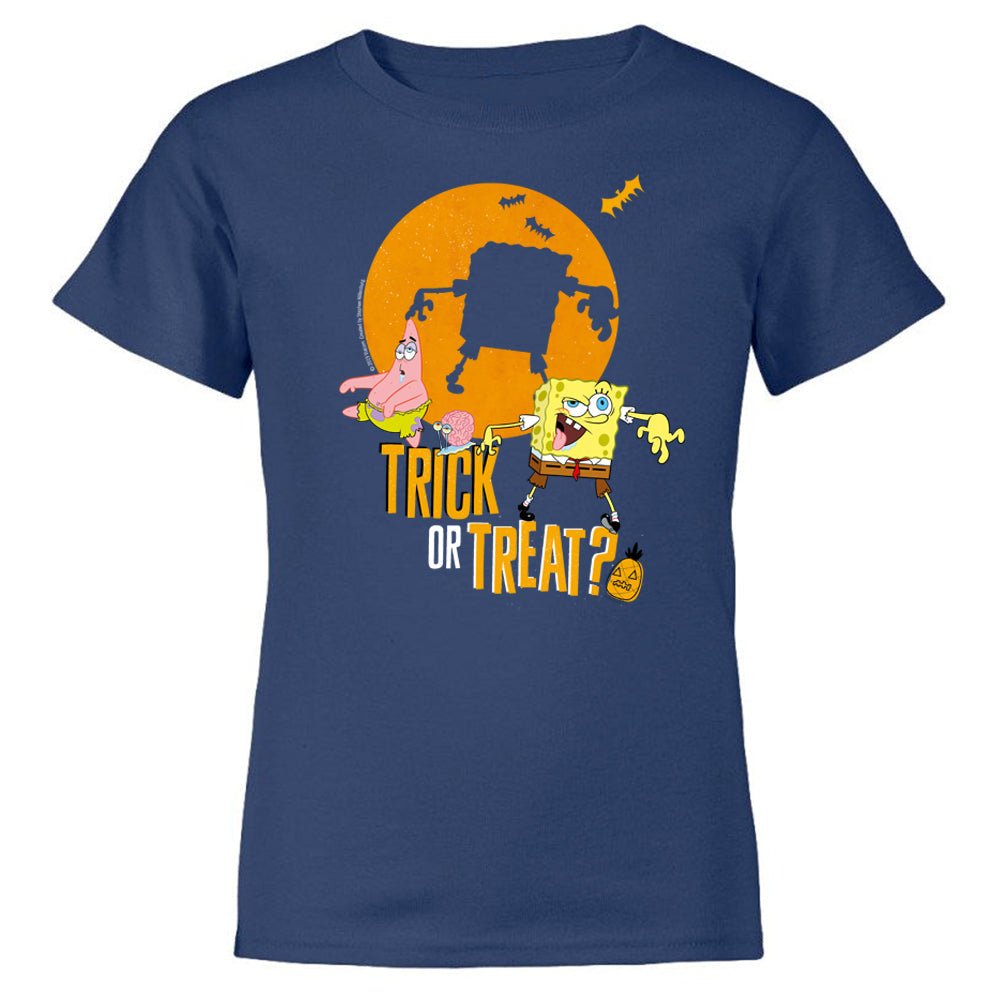 SpongeBob and Patrick Trick - Or - Treat Kids Short Sleeve T - Shirt - Paramount Shop